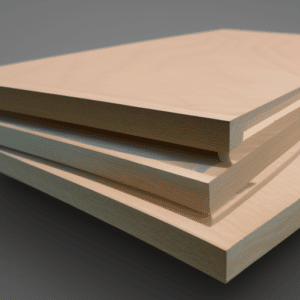 Pieces of MDF wood