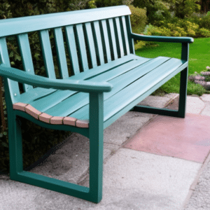 a chair made of solid wood