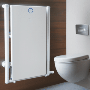 an electric bathroom heater